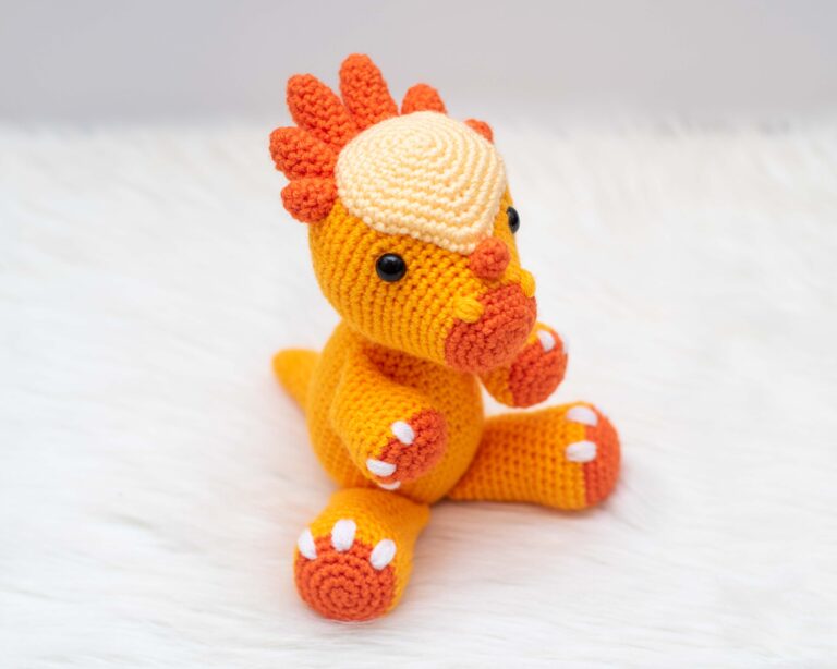 Stevie the Stygimoloch – Free Dinosaur Crochet Pattern
