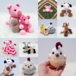 12+ Free Crochet Farm Animal Patterns | Farm Animal Amigurumi