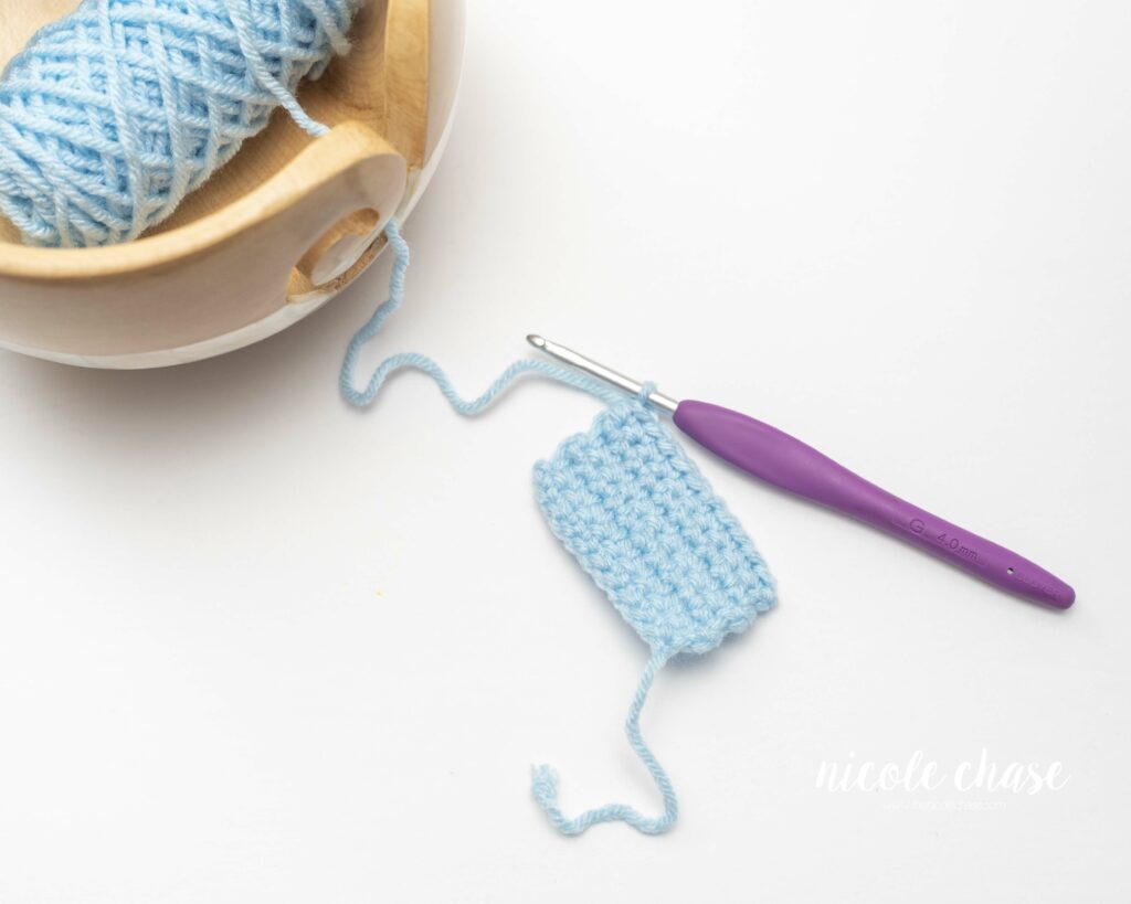how to single crochet stitch tutorial