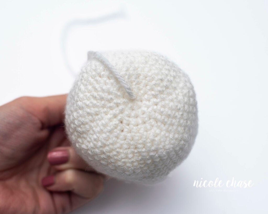 wrong side of crochet stitches when crocheting in the round