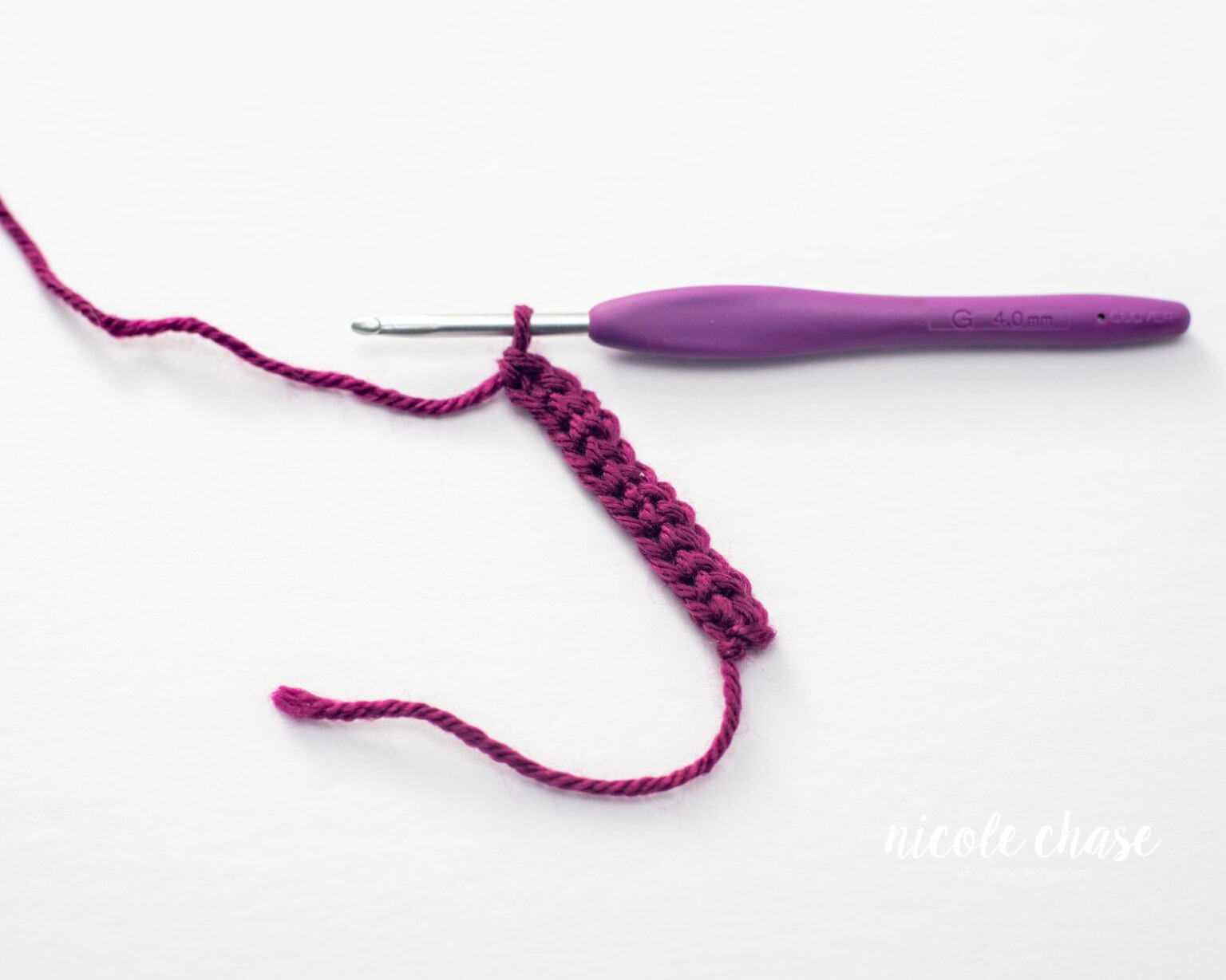 Foundation Single Crochet Stitch Tutorial