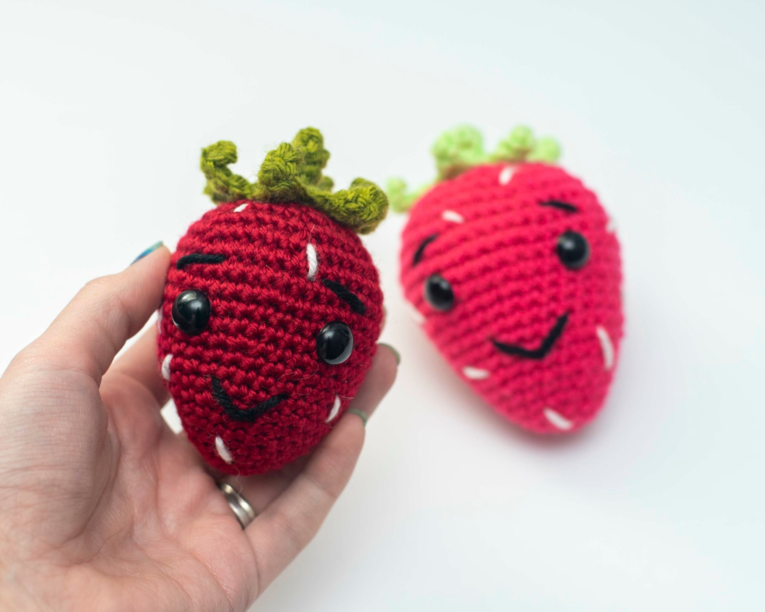 Crochet a Strawberry for Absolute Beginners
