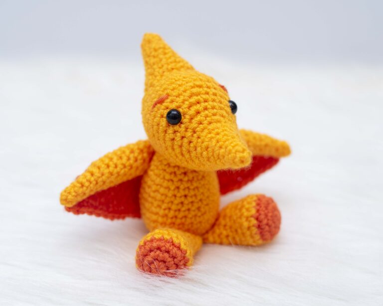 Mini Tori the Pterosaur – Free Dinosaur Crochet Pattern