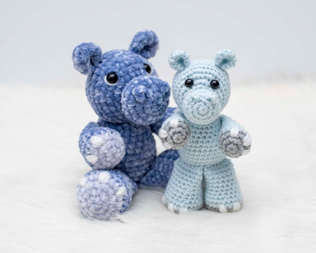 Free Henry the Hippo amigurumi crochet pattern